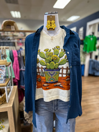 South Texas Bloom Muscle Tank
