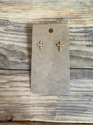 faux diamond studs. 