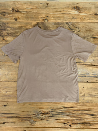 Amy Basic Tee - Dark Taupe